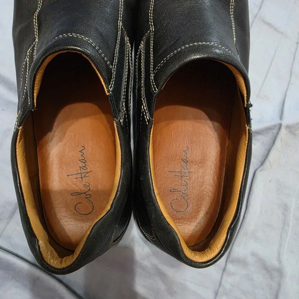 Cole Haan Men's Black Loafers Shoes Size 11M Elevated Style